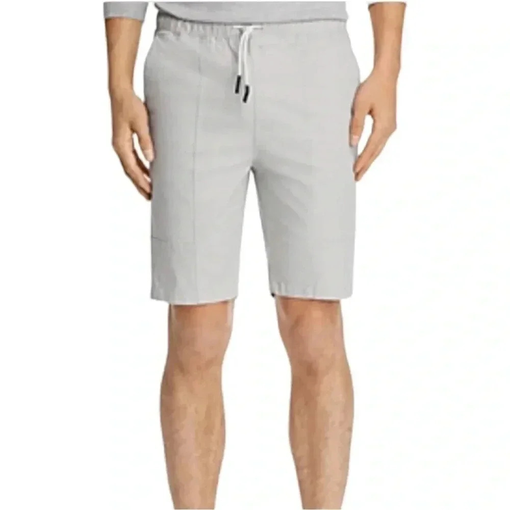 Sovereign Code Light Grey Drawstring Mens Shorts Size XL